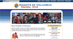 Desktop Screenshot of kofc1214.org